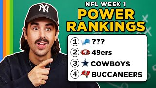 Our Week 1 POWER RANKINGS [upl. by Herriott381]