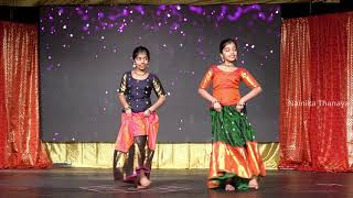 Srivalli  Saami Saami  Live dance by Nainika amp Thanaya  Pushpa  Tamil songs [upl. by Ciredec]