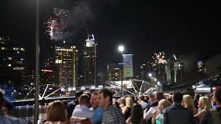 Melbourne Fireworks on New Years Eve [upl. by Lraed734]