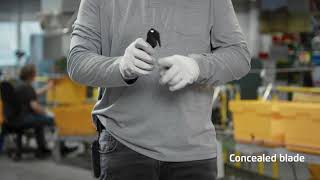 Safety knife MARTOR SECUMAX 320 training video [upl. by Evot831]