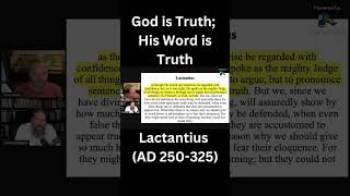 Scripture is SelfAuthenticating Lactantius [upl. by Nasho539]