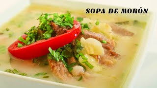 Sopa dieta de Morón y pollo Sopa rica en nutrientes [upl. by Harvard]