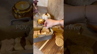 Cosy air fryer recipe 🤎🍁 airfryer airfryerrecipes smores smoresdip autumn cosyseason [upl. by Shepherd]