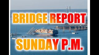 Sunday Evening Report from Bridge Collapse [upl. by Clymer]