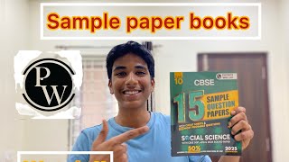 ￼ PW 📚🔥SAMPLE PAPER BOOKS REVIEW  explained 📚  I watch now pw samplepaper class10 boardexam [upl. by Erdnad712]