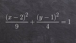 How to graph an ellipse amp determine important characteristics [upl. by Theresita103]