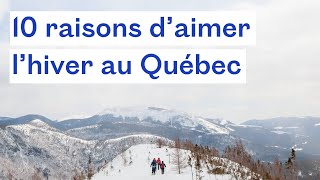 Pourquoi lhiver est une saison unique au Québec [upl. by Colwin]