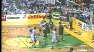 ATENEO LULZ ADMU vs DLSU 1996 UAAP  The quotRaining Threesquot Game [upl. by Yung]