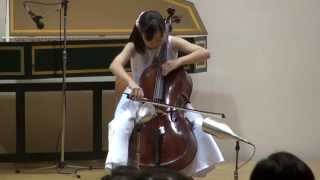 Fauré Après un rêve cello solo 山本珠加12歳 芦塚陽二伴奏 [upl. by Nahtanaoj345]