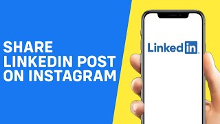 How to Share Linkedin Post on Instagram  Quick And Easy [upl. by Siurtemed609]