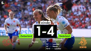 Highlights uit de match ZwitserlandNederland 14 [upl. by Remled]