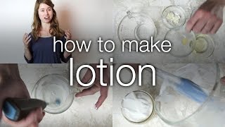 How to Make a Basic DIY Lotion from scratch  Humblebee amp Me [upl. by Aenel]