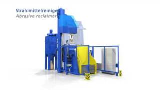 WHEELABRATOR GROUP  Muldenband Strahlanlage [upl. by Rosina]