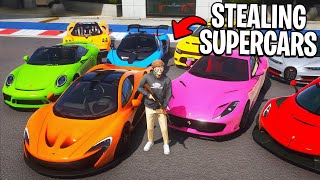 I Stole 50 Supercars in GTA 5 RP [upl. by Hax469]