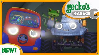 Tunnel Rescue  Brand New Geckos Garage Season 7  Trucks For Children  Cartoons for Kids [upl. by Anuahsat]