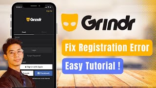 How to Fix Grindr Registration Error [upl. by Richella]