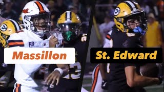 24’ FB Massillon Washington at St Edward [upl. by Salmon235]