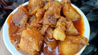 Pork curry  simple style pork curry recipe  tasty pork recipe 😋 [upl. by Eirrehc]