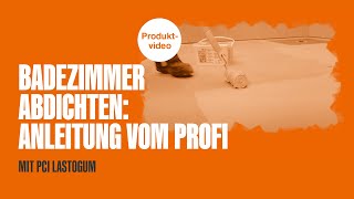 Badezimmer abdichten Anleitung vom Profi [upl. by Ahsikym536]