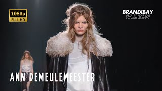 Défilé ANN DEMEULEMEESTER AutomneHiver 20242025  Paris Fashion Week [upl. by Enaelem]