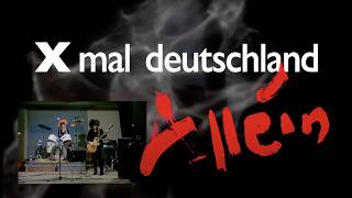 Xmal Deutschland  Allein Official Music Video [upl. by Amhsirak]