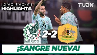 México 22 Australia  HIGHLIGHTS  Amistoso Internacional 2023  TUDN [upl. by Eizdnil]