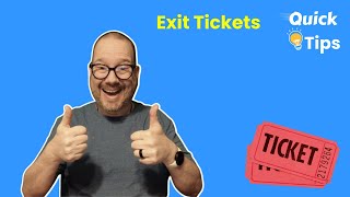 Quick and Easy Exit Tickets for Instant Assessment [upl. by Leihcim]