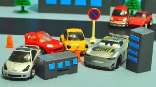 Disney Cars 3  Build a Grey City  StopMotion [upl. by Thorvald713]