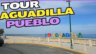 Driving Tour in Puerto Rico Visiting Aguadilia Pueblo 2024 [upl. by Tani]