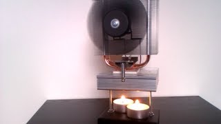 ThermoElectric Generator powered by a Candle [upl. by Rabin624]