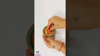 Diwali Decoration Craft  Diwali Decoration ideas at home ❤️ wall hanging decor 🔥 ytshorts crafts [upl. by Vlad351]