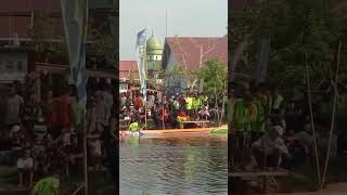 Lomba sampan bidar segedongshorts lombasampanbidar [upl. by Ahsahs920]