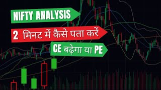 Nifty Analysis  Nifty Prediction For Today  mgsrfintech trading nifty stockmarket investing [upl. by Nevin]