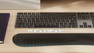 Aigrous keyboard and mouse pad with wrist rest set [upl. by Nor818]