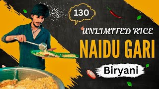 Unlimited Biryani Just 130 Rupees Only  Street Food India  ChickenDum Biryani  Mutton Dum Biryani [upl. by Swisher520]