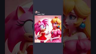 Karen Princess Peach Choose Money Instead of Her Daughter Amy Rose meme mario sonic [upl. by Branham]