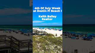 Destin Florida Beach July the 4th Week Packed House [upl. by Sima]