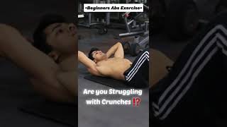 Beginners Abs Crunches  Easy Way to start shorts [upl. by Esiouqrut170]