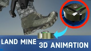 HOW A LAND MINE WORKS Antitank mines and Antipersonnel mines learn from the base [upl. by Merc269]