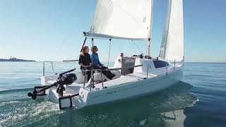 Beneteau First 24 Sailing Video [upl. by Jadd900]