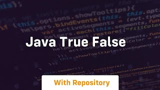 java true false [upl. by Hakeem]