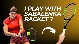 Hitting the Court with WTA 2 Aryna Sabalenkas Blade 98 [upl. by Rivard]