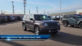 2017 Jeep Patriot High Altitude Sport Utility Cleveland Brunswick Parma Medina North Olmstead [upl. by Ennywg]