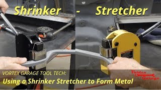 Use a Shrinker Stretcher Tool Set to Bend and Shape Metal [upl. by Ybor78]