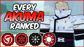 EVERY Akuma RANKED From WORST To BEST  Shindo Life Bloodline Tier List [upl. by Nahama]