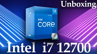 Intel 12th gen Core i712700 Unboxing and Review [upl. by Sherrie]