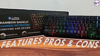 RPM Euro Games Gaming Keyboard  Unboxing amp Review  Features  Pros amp Cons  Gaming Keyboard in 800 [upl. by Spike]