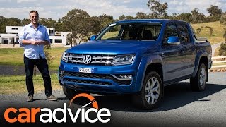 2017 Volkswagen Amarok V6 review  CarAdvice [upl. by Noffihc]