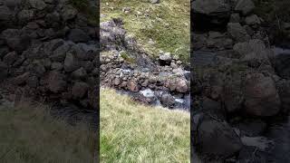 Waterfalls in Wythburn mountains wainwrights hiking lake district e [upl. by Soilisav]