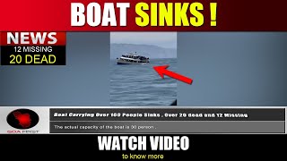 Boat Carrying Over 100 People Sinks  Over 20 dead and 12 Missing  DR Congo  Watch Video [upl. by Garling]